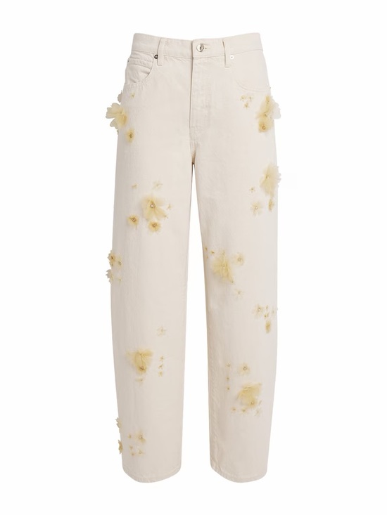 Frame Denim Denim - FRAME
Embellished Low-Slung Barrel Jeans